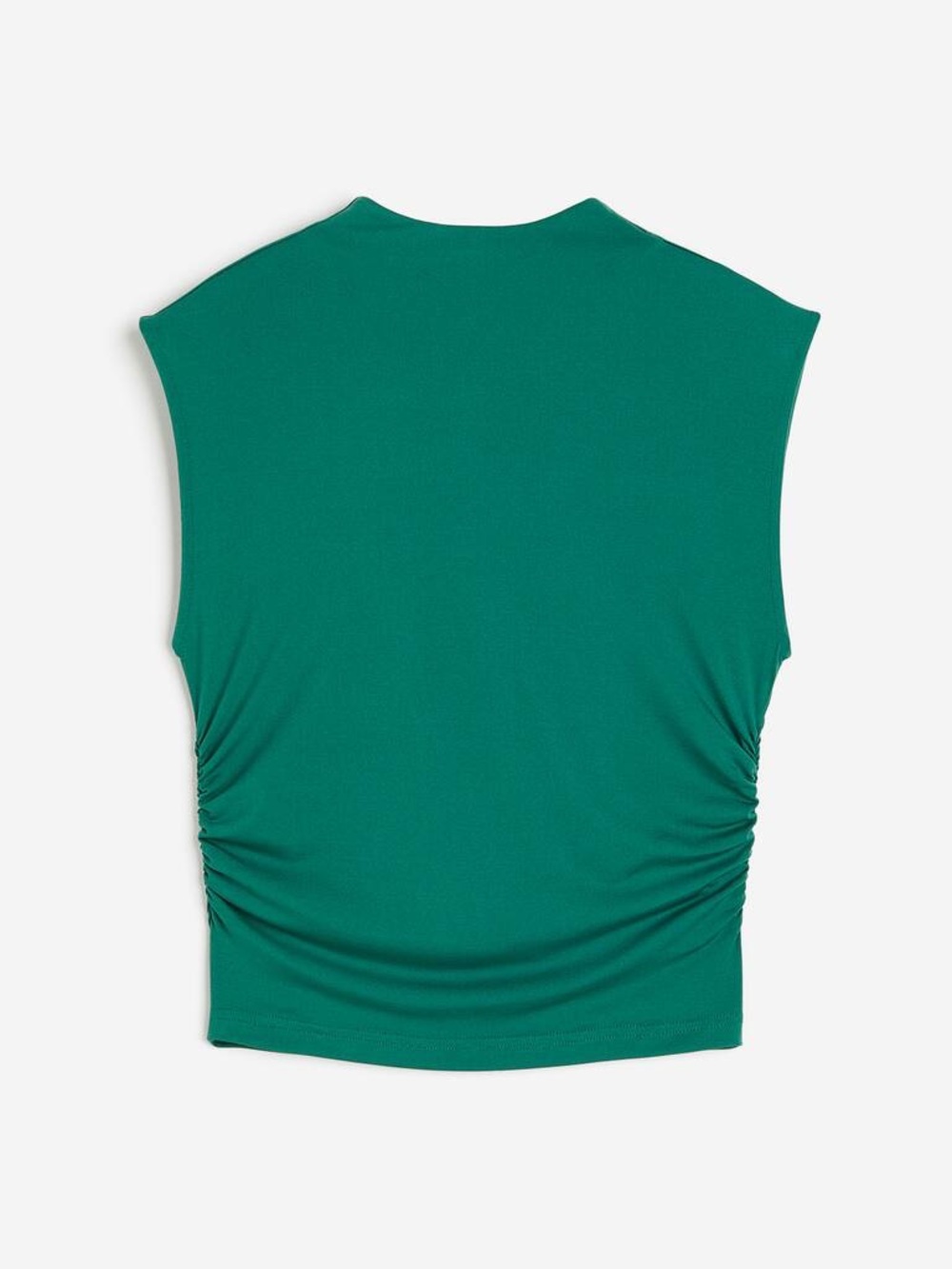 H&M Green Mock Turtleneck Crop Top